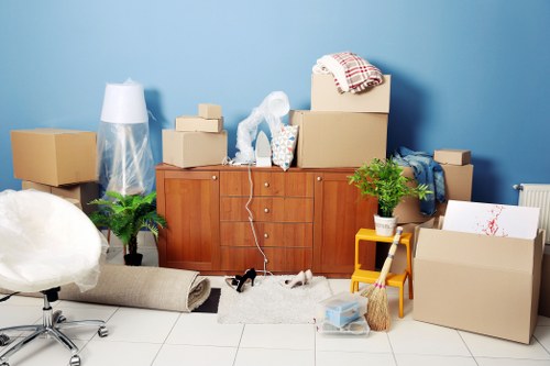 Careful furniture loading for a Catford home move