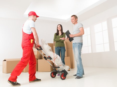 Moving day preparation for customers in Catford