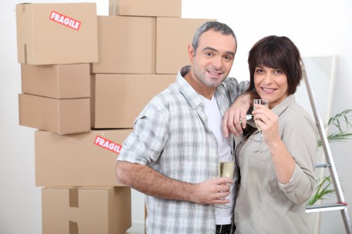Local removals team helping with a Catford flat relocation