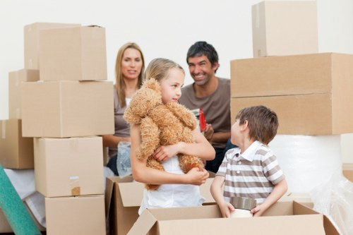 Catford moving boxes and protective materials for a flat move